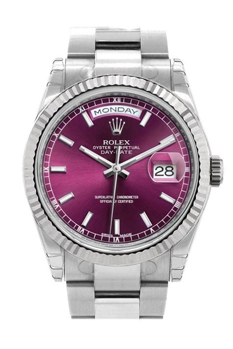 cherry dial day date rolex|rolex 118239 diamond.